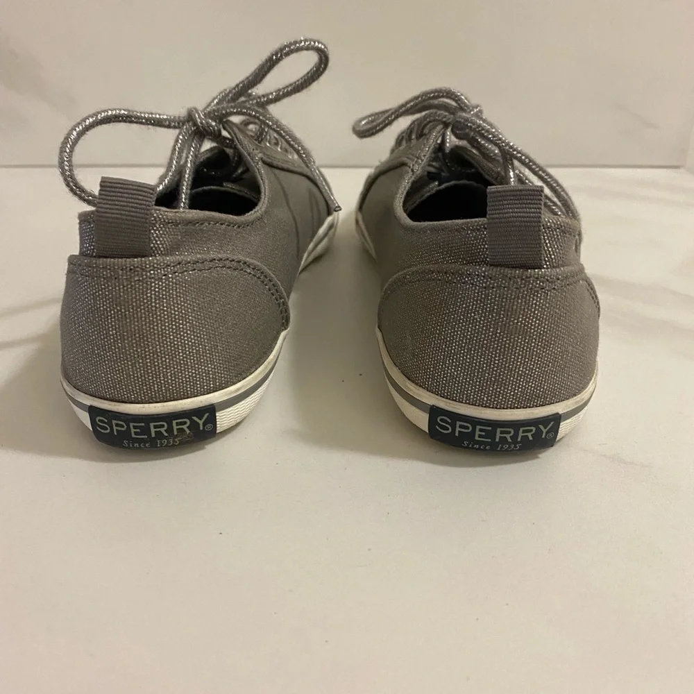Sperry Lounge LTT metallic canvas sneakers - Picture 2 of 3